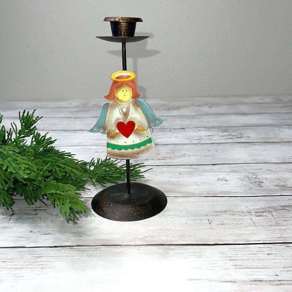 Angel candle holder 